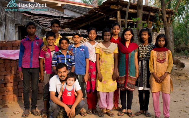 Kick-off for the bird watching session by our little mascot