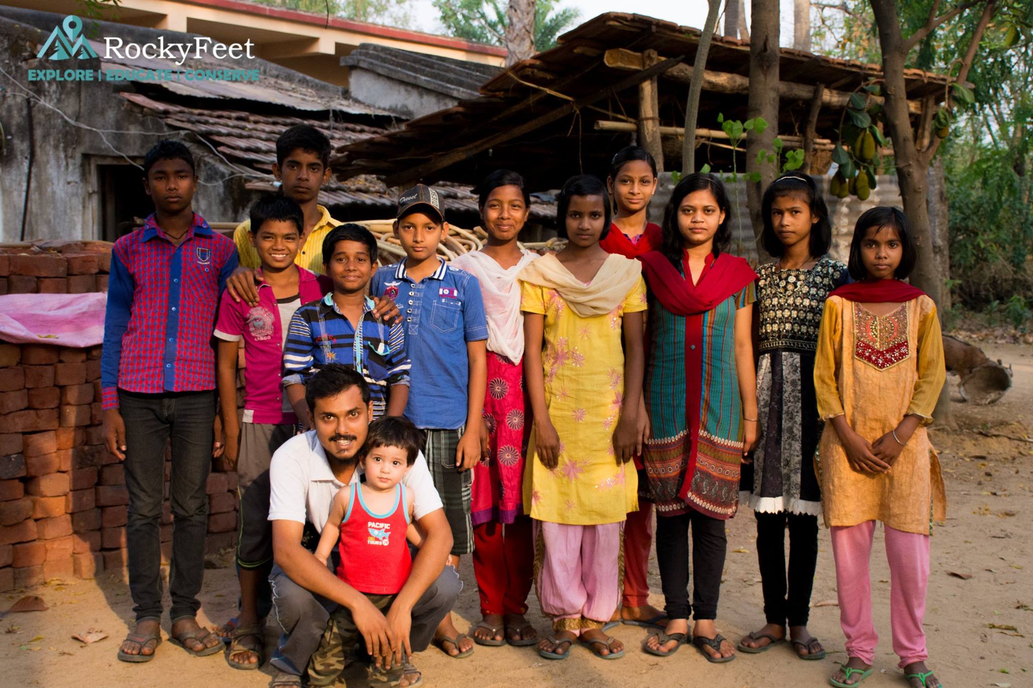 Kick-off for the bird watching session by our little mascot