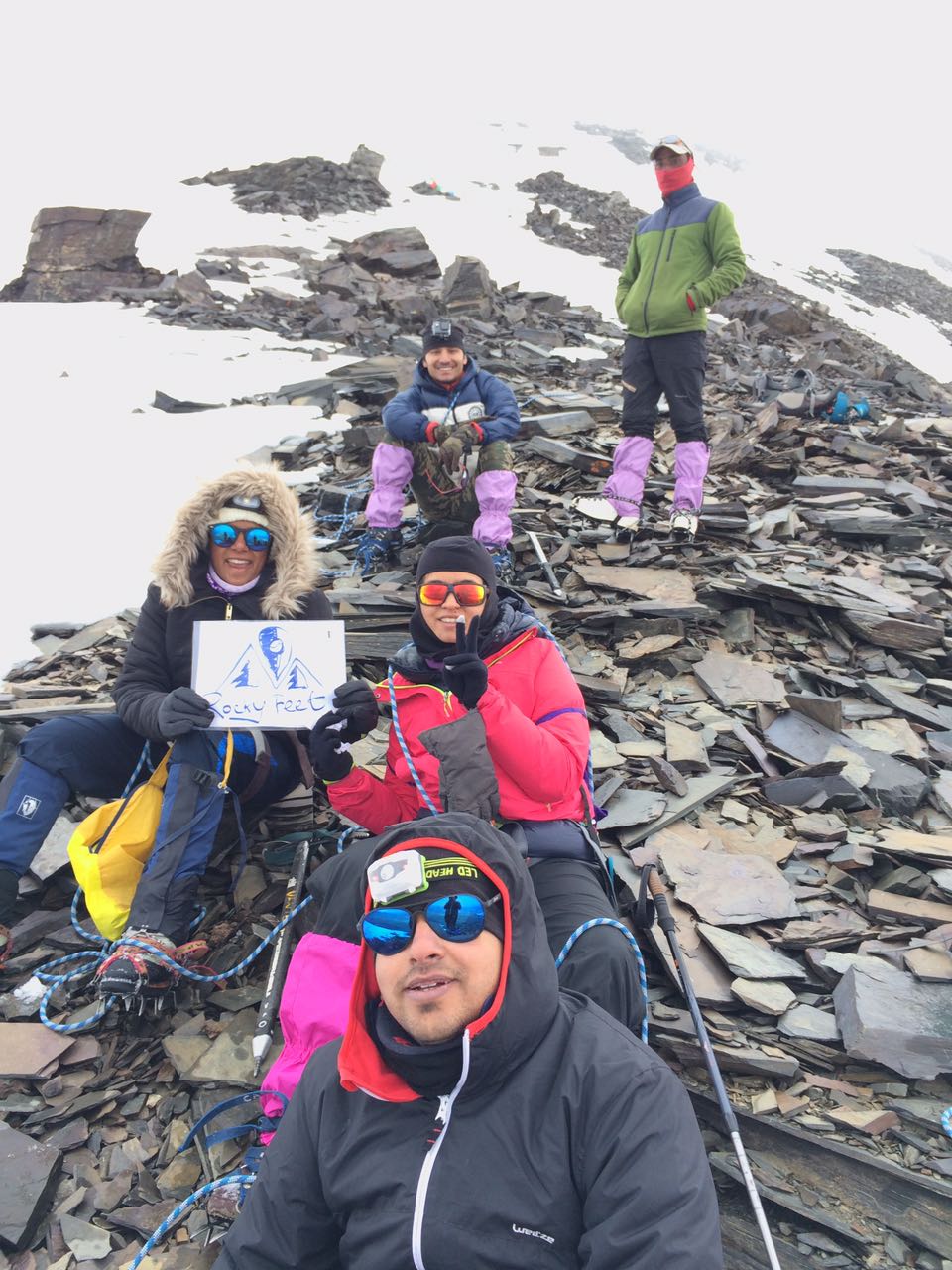 Kang Yatse 2 Summit Walk The team